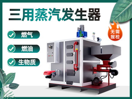 生物质/燃气/燃油三用500公斤蒸汽发生器